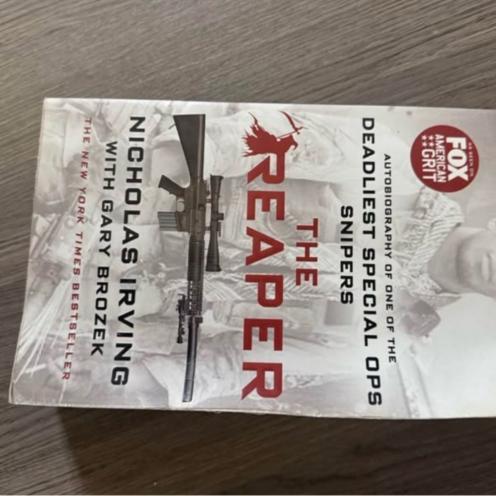 The Reaper Paperback Book - White & Red Cover